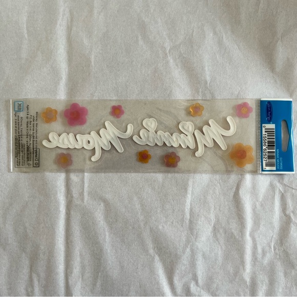 NWT Disney EK Success Minnie Mouse Title Dimensional Sticker Set - Picture 2 of 5